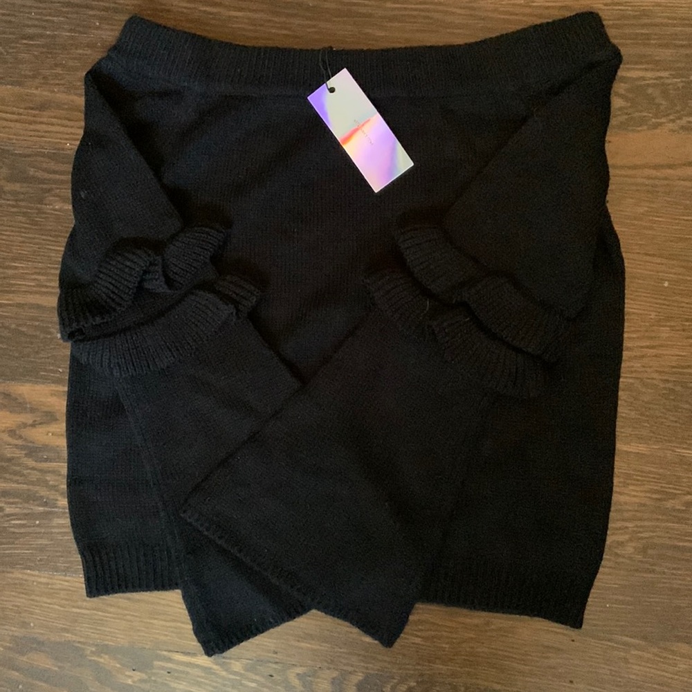 After Market black sweater
